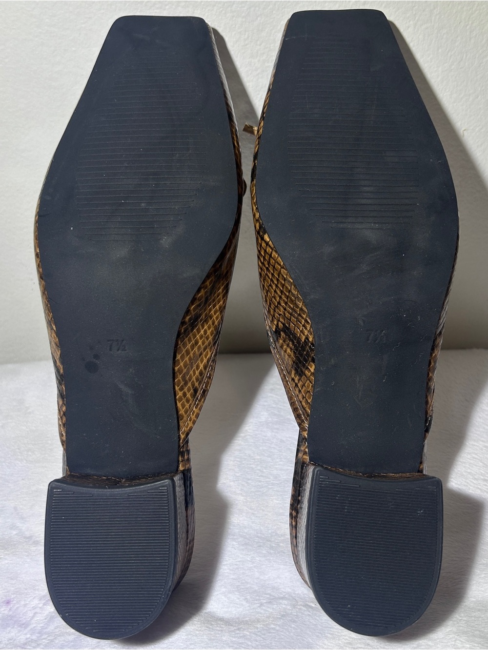 Matisse Basilio Snake Block Heels Mule  Women’s Shoes Size 7.5 - Picture 4 of 8